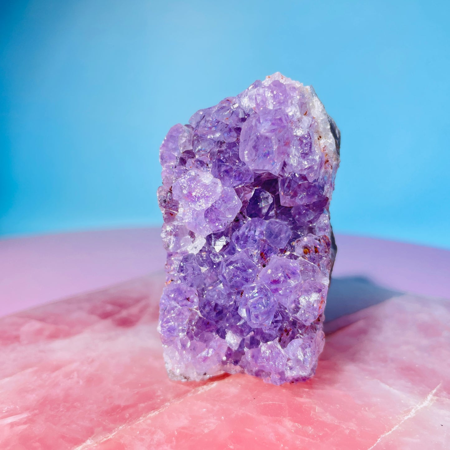 Amethyst Small Standing Cluster (Video)
