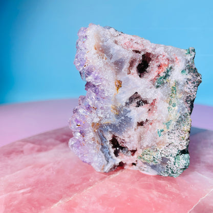 Amethyst Small Standing Cluster (Video)