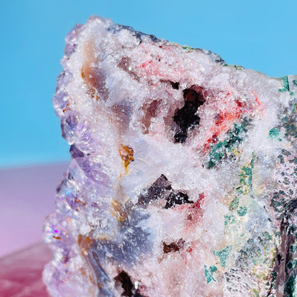 Amethyst Small Standing Cluster (Video)