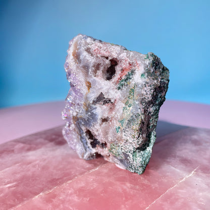 Amethyst Small Standing Cluster (Video)