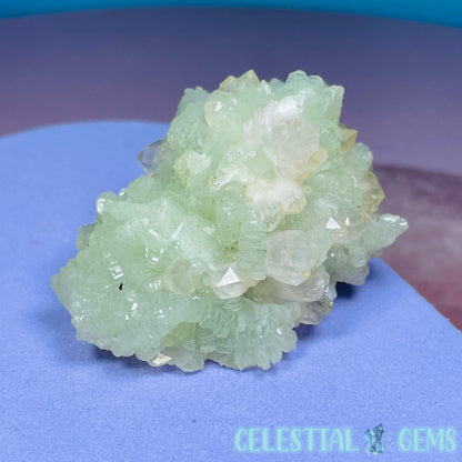 Prehnite + Quartz Mini Cluster Specimen