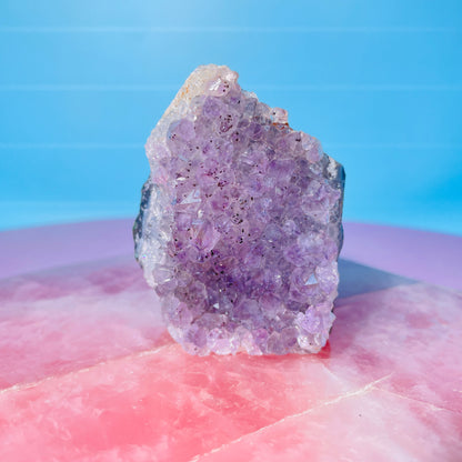 Amethyst Small Standing Cluster (Video)