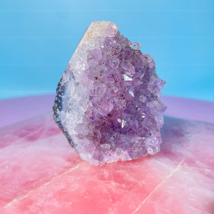 Amethyst Small Standing Cluster (Video)