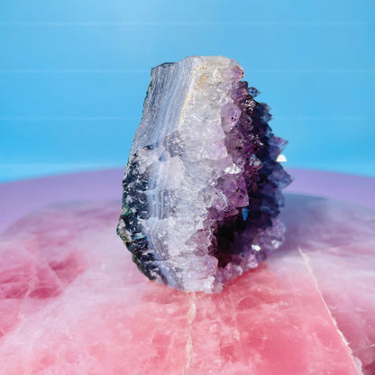 Amethyst Small Standing Cluster (Video)