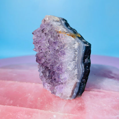 Amethyst Small Standing Cluster (Video)