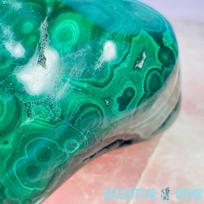 Malachite Semi-Polished Small Freeform