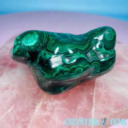 Malachite Semi-Polished Small Freeform