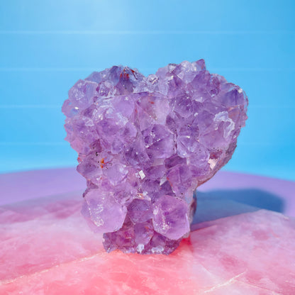 Amethyst Small Standing Cluster (Video)