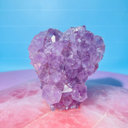 Amethyst Small Standing Cluster (Video)