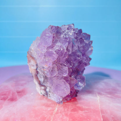 Amethyst Small Standing Cluster (Video)