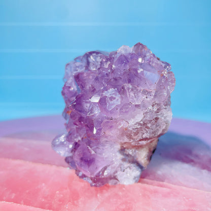 Amethyst Small Standing Cluster (Video)