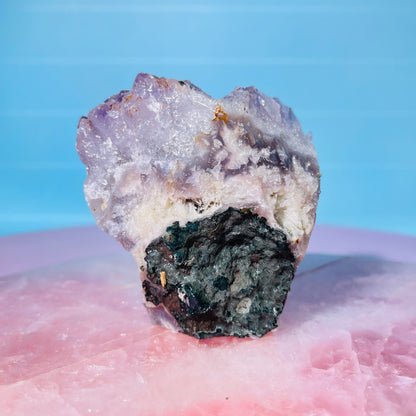 Amethyst Small Standing Cluster (Video)