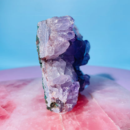 Amethyst Small Standing Cluster (Video)