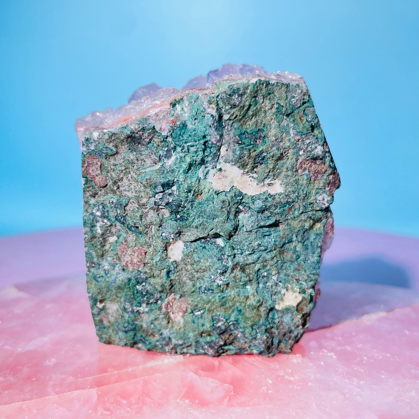 Amethyst Small Standing Cluster (Video)