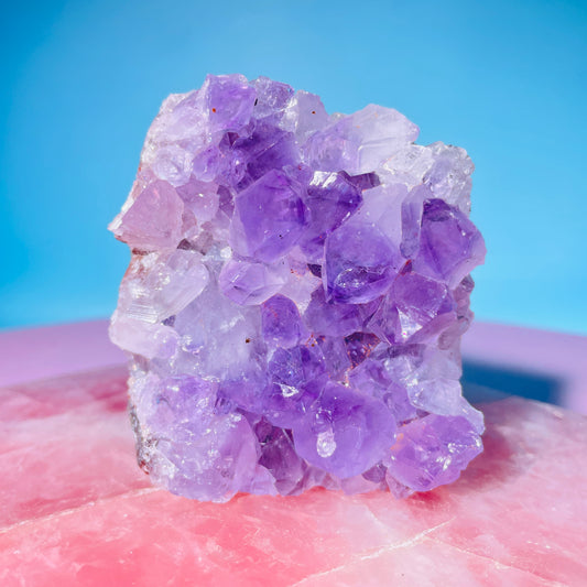 Amethyst Small Standing Cluster (Video)