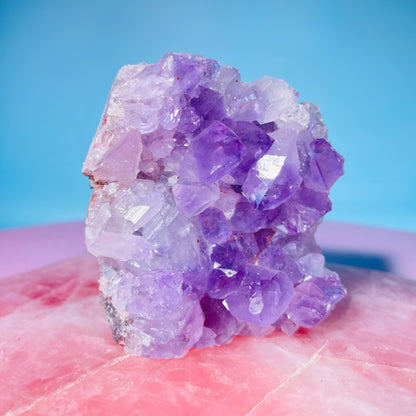 Amethyst Small Standing Cluster (Video)