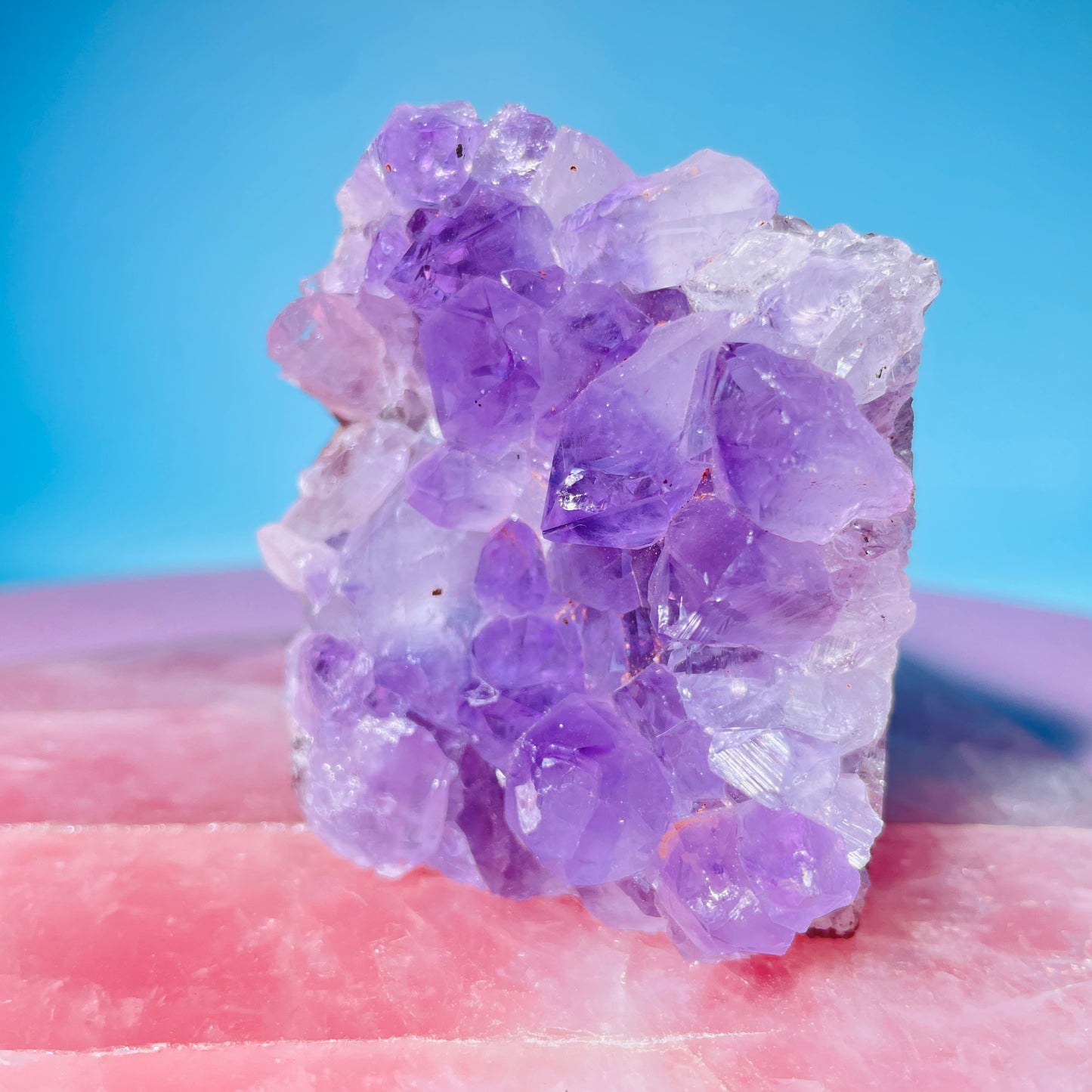 Amethyst Small Standing Cluster (Video)