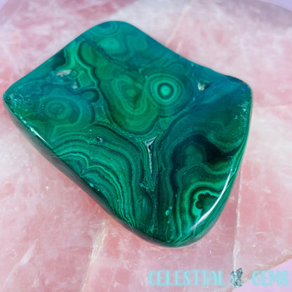 Malachite Semi-Polished Small Freeform