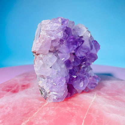 Amethyst Small Standing Cluster (Video)