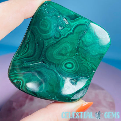 Malachite Semi-Polished Small Freeform