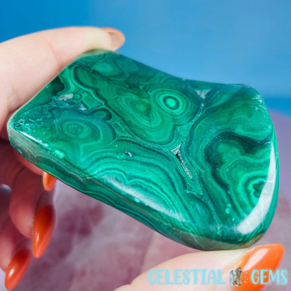 Malachite Semi-Polished Small Freeform