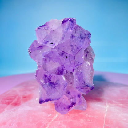 Amethyst Small Standing Cluster (Video)