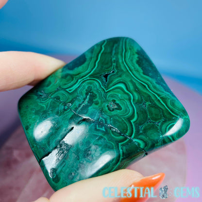 Malachite Semi-Polished Small Freeform