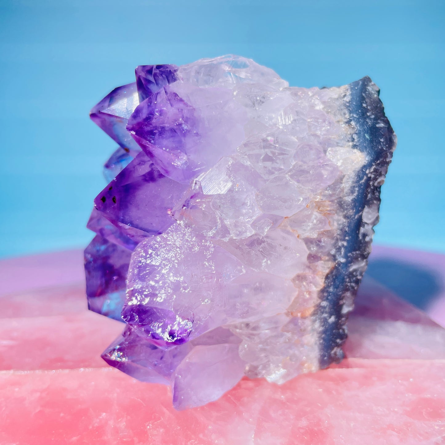 Amethyst Small Standing Cluster (Video)