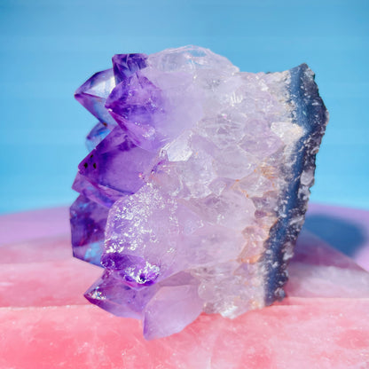 Amethyst Small Standing Cluster (Video)