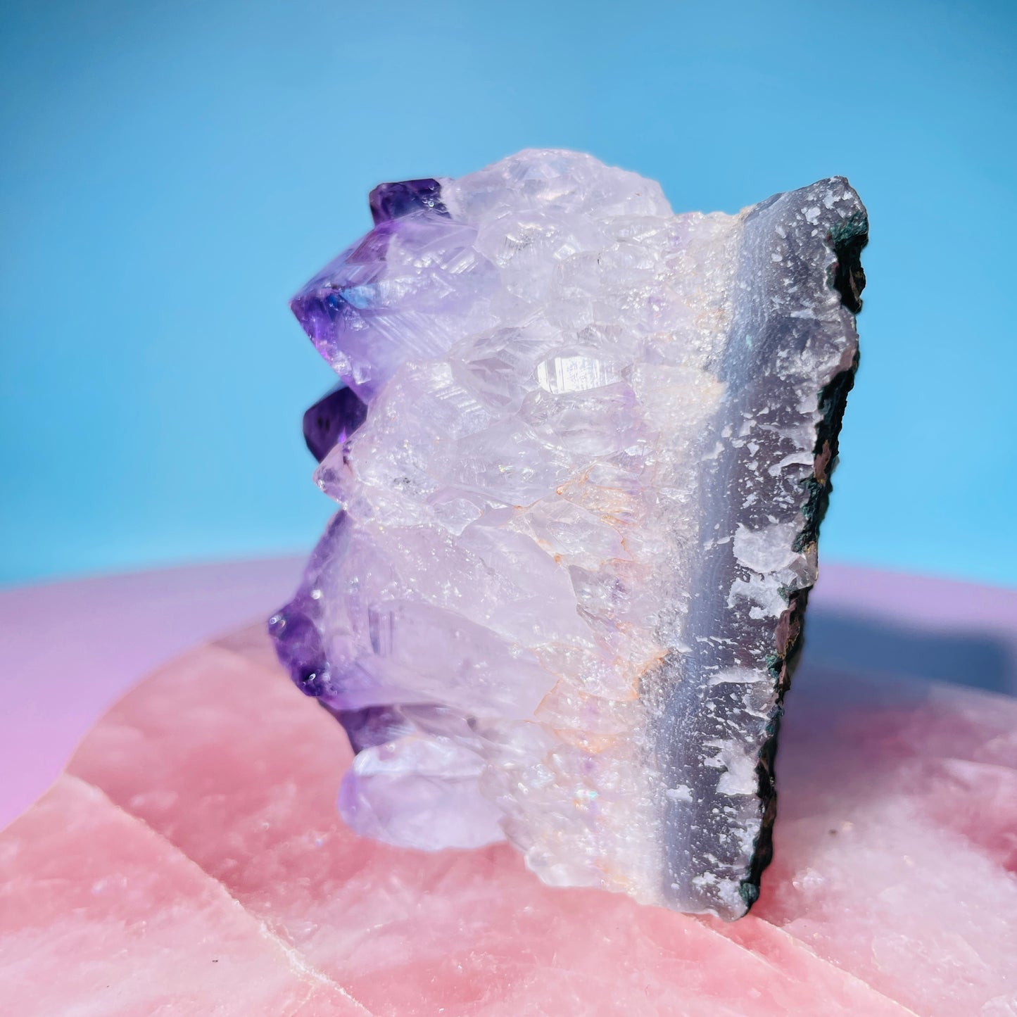 Amethyst Small Standing Cluster (Video)