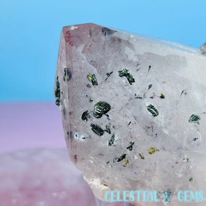 Quartz + Epidote + Hematite Medium Cluster Specimen