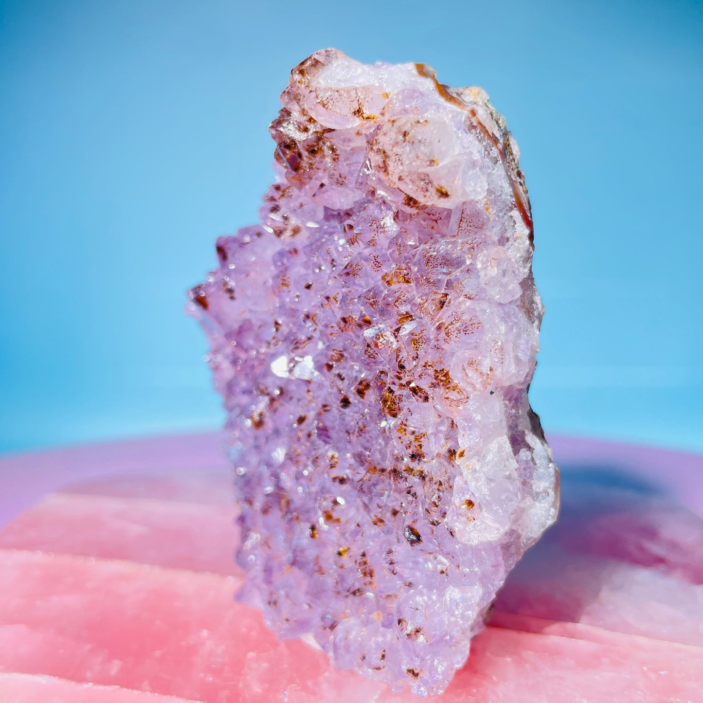Amethyst Small Standing Cluster (Video)