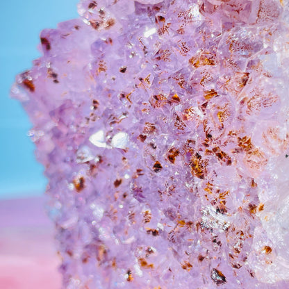 Amethyst Small Standing Cluster (Video)
