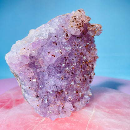 Amethyst Small Standing Cluster (Video)