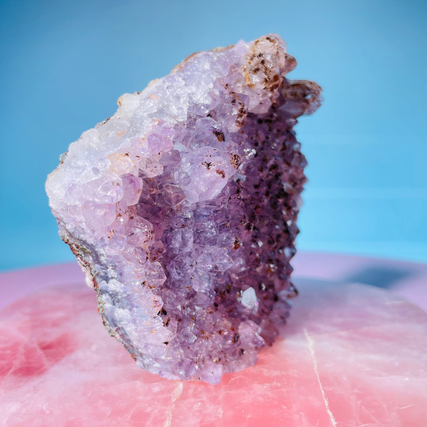 Amethyst Small Standing Cluster (Video)