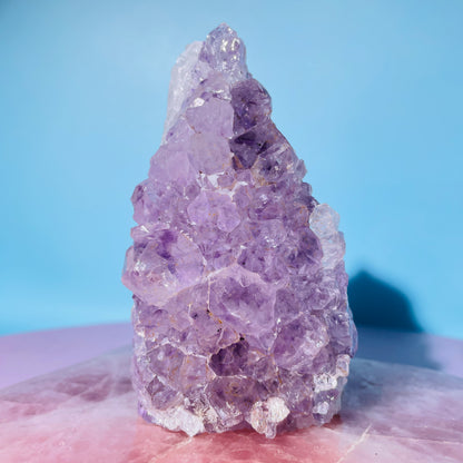 Amethyst Medium Standing Cluster (Video)