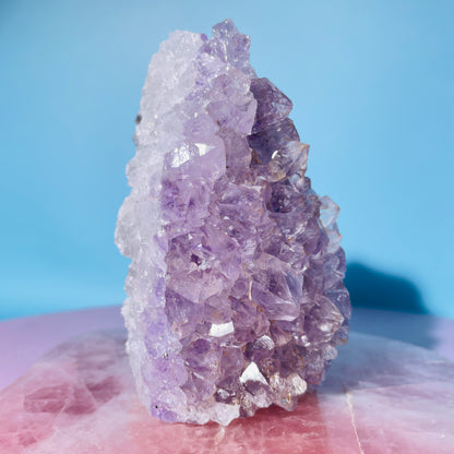 Amethyst Medium Standing Cluster (Video)
