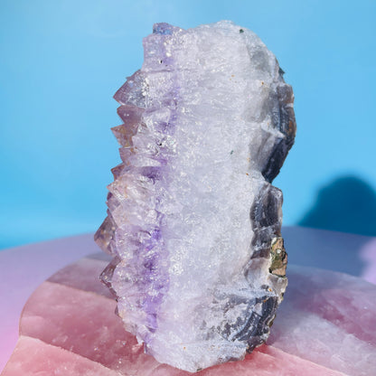 Amethyst Medium Standing Cluster (Video)