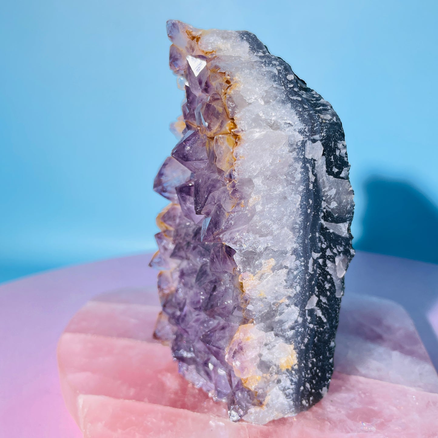 Amethyst Medium Standing Cluster (Video)