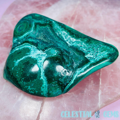 Malachite Semi-Polished Small Freeform