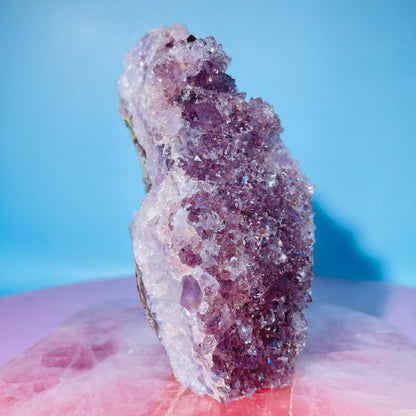 Amethyst Medium Standing Cluster (Video)