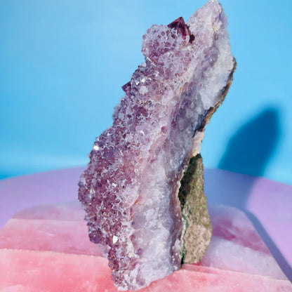 Amethyst Medium Standing Cluster (Video)