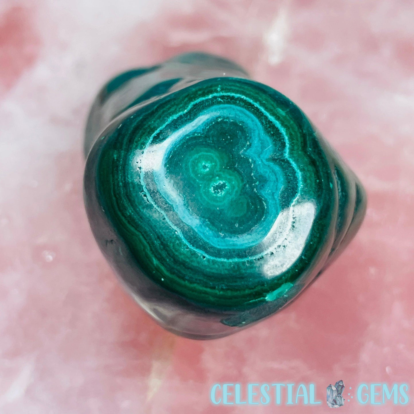 Malachite Semi-Polished Small Freeform