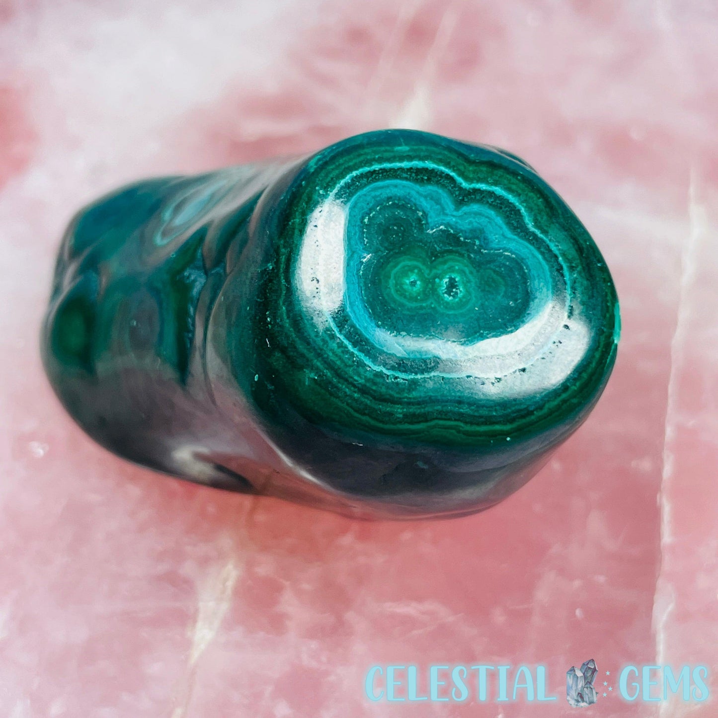 Malachite Semi-Polished Small Freeform