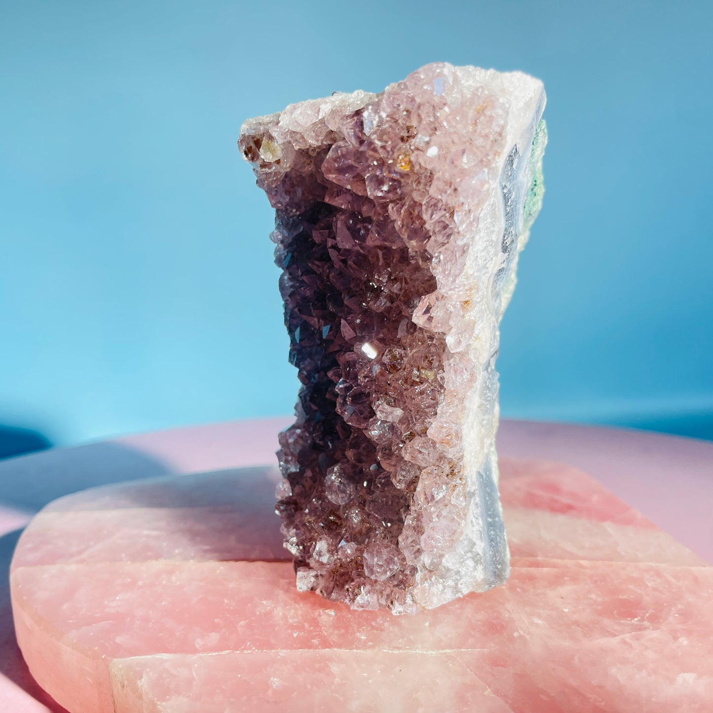 Amethyst Medium Standing Cluster (Video)