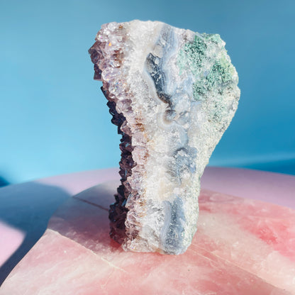 Amethyst Medium Standing Cluster (Video)