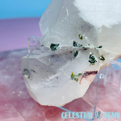 Quartz + Epidote + Hematite Medium Cluster Specimen