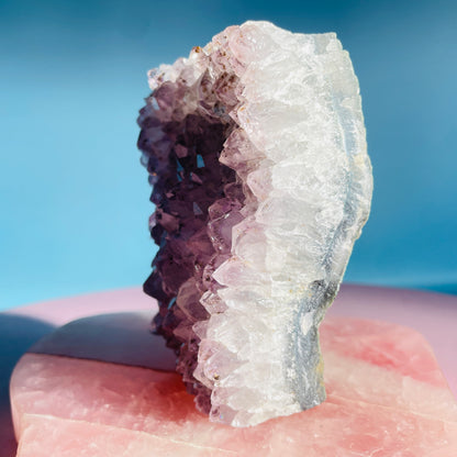 Amethyst Medium Standing Cluster (Video)