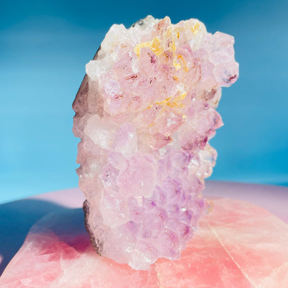 Amethyst Medium Standing Cluster (Video)