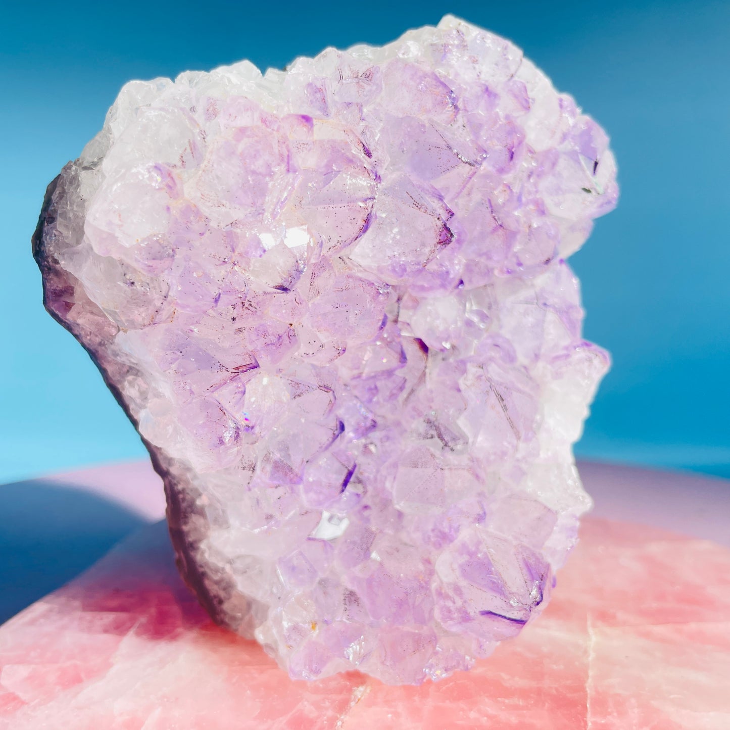 Amethyst Medium Standing Cluster (Video)